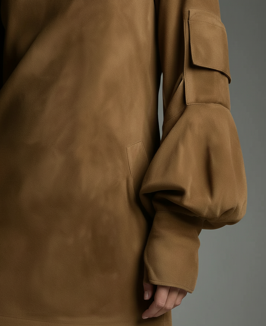 Notting Hill Suede Turtleneck